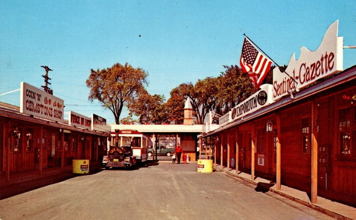 Askwiths Oldtown - Old Postcard View (newer photo)